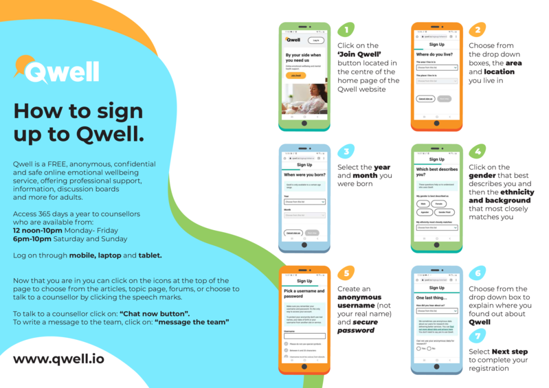 How to sign up to Qwell