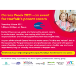Norfolk Parent Carers Carers Week event