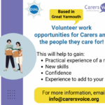 Carers Voice Norfolk and Waveney volunteeri work placements