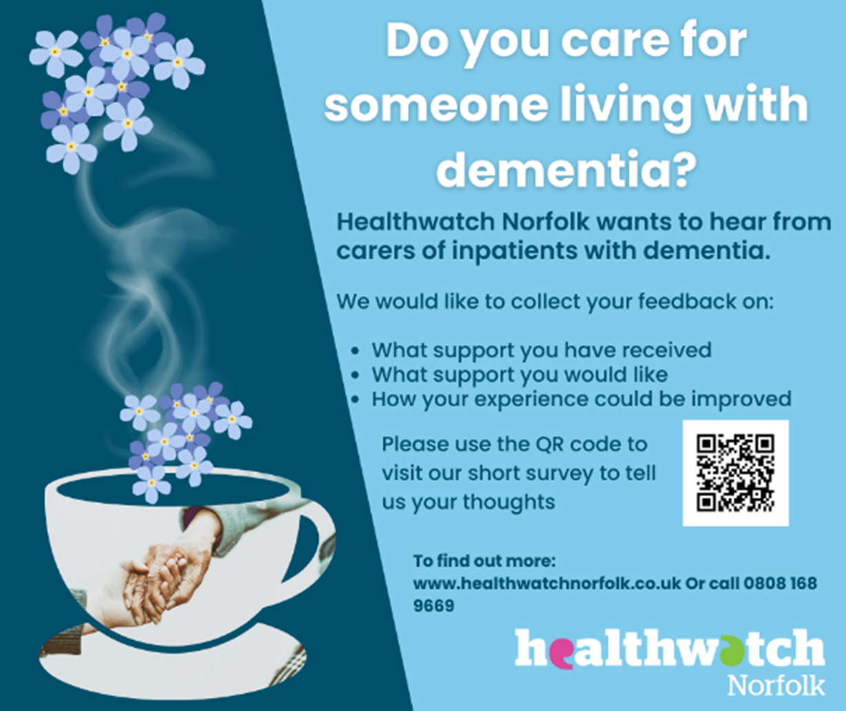 Healthwatch Norfolk dementia support feedback