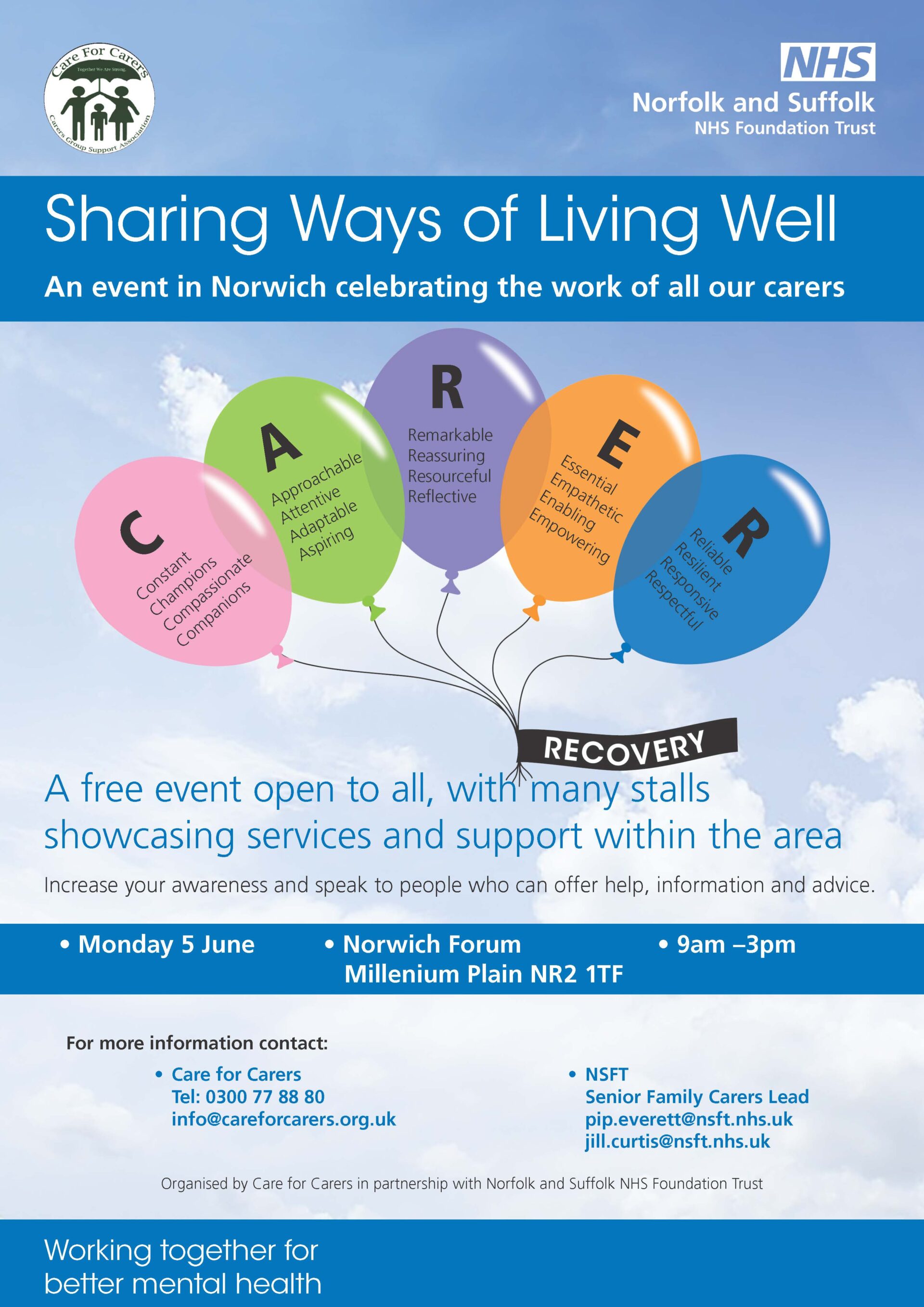 Sharing Ways of Living Well poster